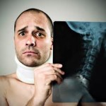 Picture of Man with Neck Brace